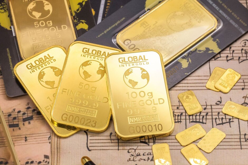 XMゴールドXAU/USD取引のイメージ―金地金と相場チャート