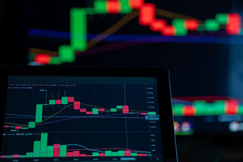 XM TradingとTitanFXを比較するFXトレーダーのチャート画面